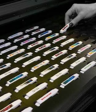UV printing personalized items on a flatbed